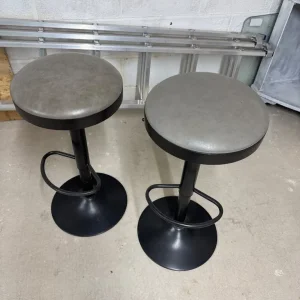 2 Grey Bar stools