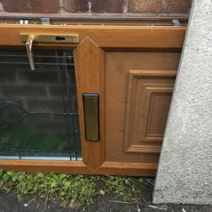 UPVC Door With Bevelled Glass - Image 4