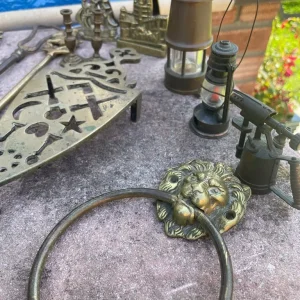 JOB LOT OF BRASS ITEMS - Image 2