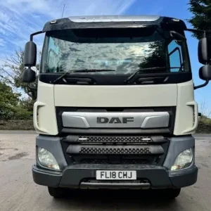 2018 18 DAF CF 450 E6 8X4 Thompsons Steel tipper, sheet, air tail-gate, weigher - Image 2