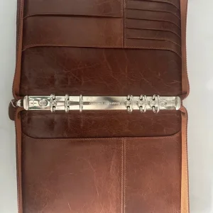 A5 Lockwood Brown leather Filofax plus extras - Image 2