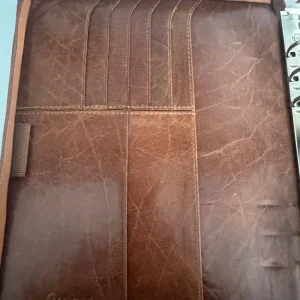 A5 Lockwood Brown leather Filofax plus extras - Image 4