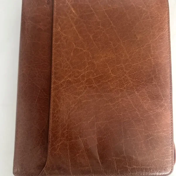 A5 Lockwood Brown leather Filofax plus extras