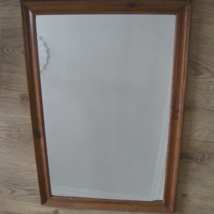 mirror in pine frame size 21 x 32 inches / 80 x 53 cm - Image 2