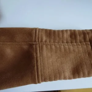 Faux Suede Fitted Jacket - Image 4