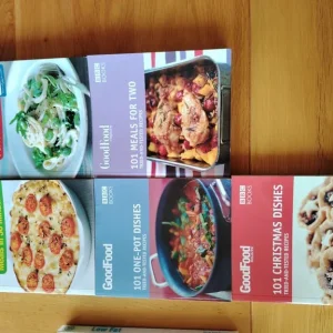 Recipe books and low fat cookery cards