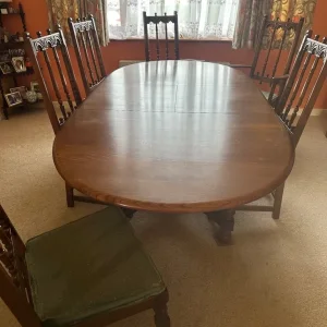 Ercol extending table and chairs - Image 3