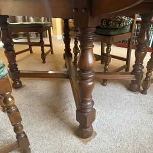 Ercol extending table and chairs - Image 4