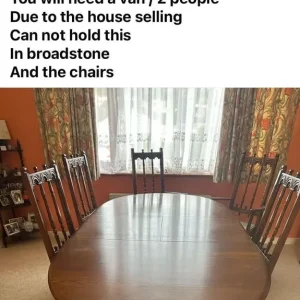 Ercol extending table and chairs