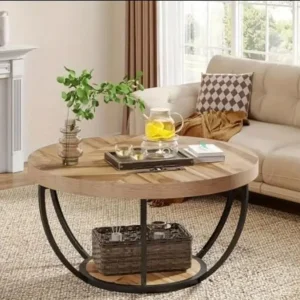 New & boxed Rustic coffee table - Image 7