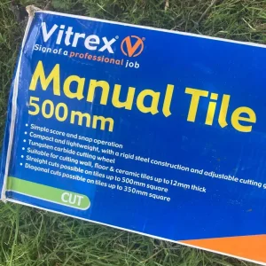 Tile cutter hardly used 500mm ish - Image 2