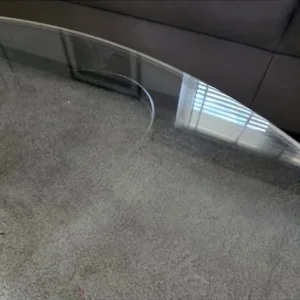 Glass and chrome extendable coffee table - Image 3