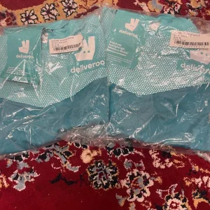 Deliveroo tshirt and jacket
