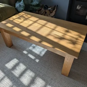 Solid oak coffee table - Image 3