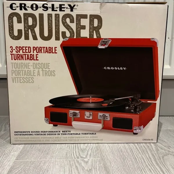Crosley cruiser portable turntable