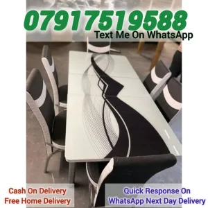 Dining Set With 6 Chairs And Table Available - Image 2