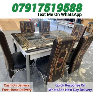 Dining Set With 6 Chairs And Table Available - Image 8