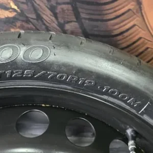 Audi VW Skoda Seat Space Saver Spare Genuine 19 Wheel & Tyre T 125 70 19 HANKOOK - Image 3