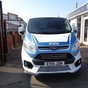 2015 15 FORD TRANSIT CUSTOM 2.2 TDCI 290 LIMITED PANEL VAN NO VAT RS BODYKIT FSH - Image 2