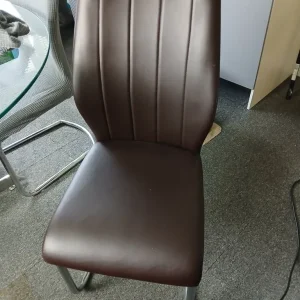 1 metre glass dining table - Image 2