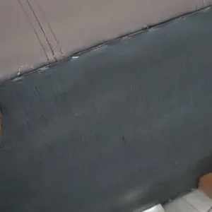 Leather pouffe - Image 4