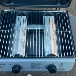 Ready Assembled Outsunny Propane Gas Barbecue Grill 2 Burner Cooking Side Shelves - Image 7