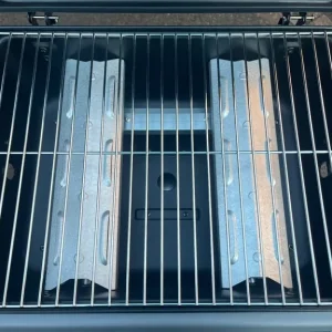 Ready Assembled Outsunny Propane Gas Barbecue Grill 2 Burner Cooking Side Shelves - Image 8