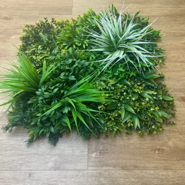 Luxury Autumn Bloom Artificial Green Plant Wall Panel 1M x 1M