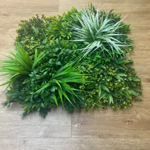 Luxury Autumn Bloom Artificial Green Plant Wall Panel 1M x 1M