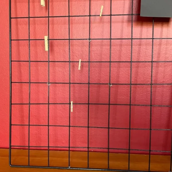 Black Metal Grid Frame
