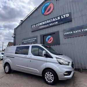 2019 Ford Transit Custom 2.0TDCI 320 LIMITED DCIV ECOBLUE 6 Seat Crew Cab Van Euro 6 Crew Van Die...