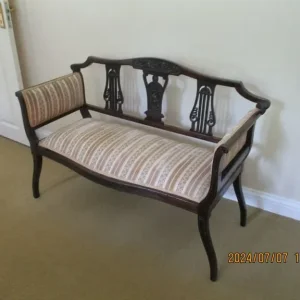 EDWARDIAN, TWO SEATER SOFA - Image 2