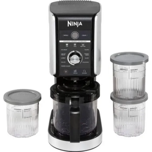 NINJA Creami Deluxe NC501UK 10-in-1 Ice Cream & Frozen Dessert Maker