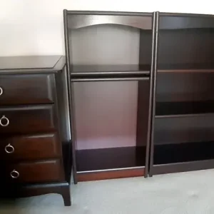 Dark Wood Lounge and Dining Furniture - Image 3