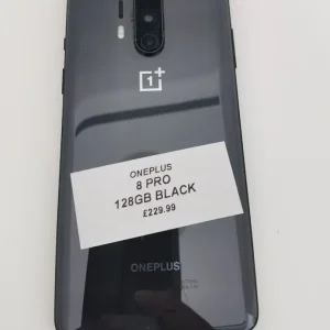 ONEPLUS 8 PRO BLACK 128GB UNLOCKED WITH WARRANTY