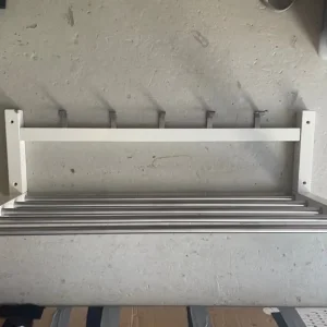 IKEA TJUSIG, COAT AND HAT RACK, white - Image 3