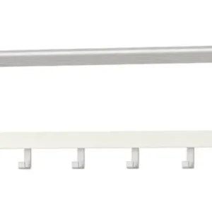 IKEA TJUSIG, COAT AND HAT RACK, white - Image 4