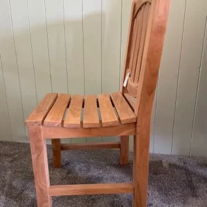 Garden Teak Lion Side Chair - New - Image 2