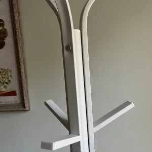 Off white metal coat hat stand - Image 3