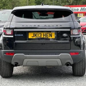 2013 Land Rover Range Rover Evoque 2.0 ED4 SE Diesel Manual 5 Door Estate Black - Image 6