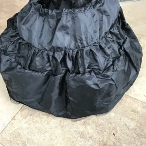 Black tuille underskirt petticoat to make skirts or dresses fuller - adjustable waist - Image 3