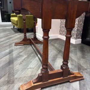 Antique refectory table . Oak - Image 3