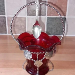 Vintage Cranberry Glass