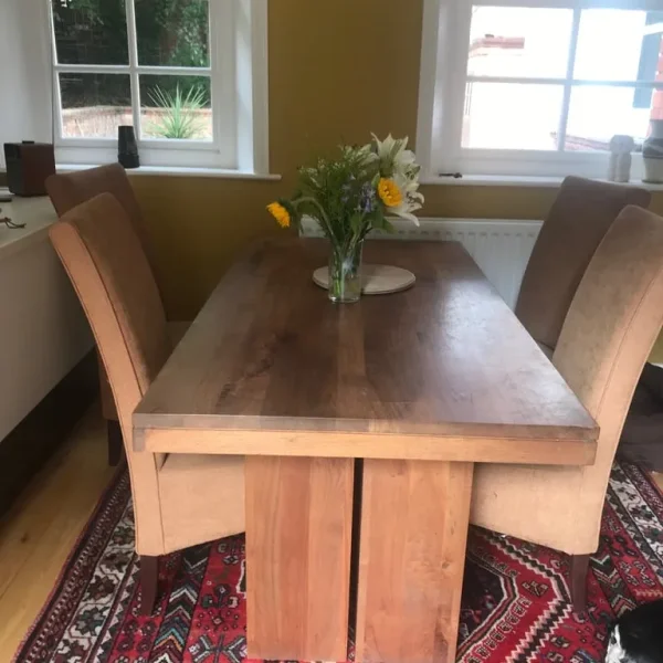 Dining table and 4 chairs