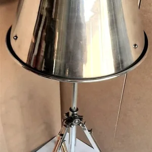 ALL METAL FLOOR LAMP with ADJUSTABLE TRIPOD by PARLANE INTERNATIONAL