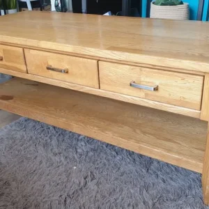 Oak TV unit/coffee table