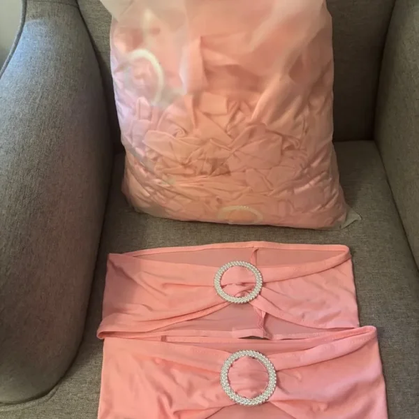 85 pink chair sashes