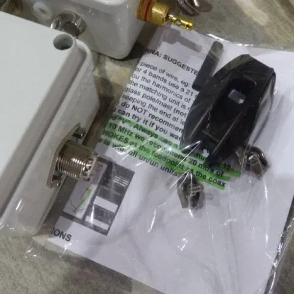 49/1 Muti-Band End Fed Resonant HF Antenna 1KW + 1KW 1/1 Choke