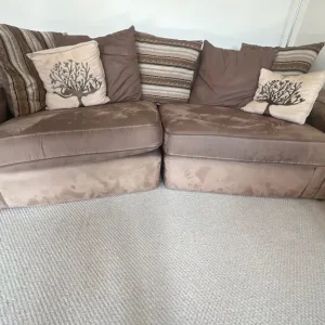 Sofa with armchair and footstool - Image 2