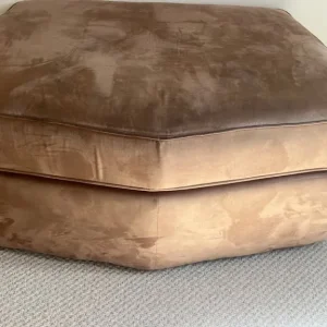 Sofa with armchair and footstool - Image 4